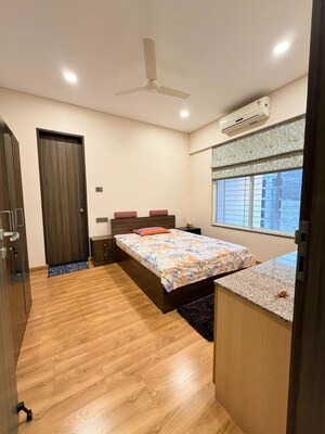 Bedroom in 3.5 BHK Apartment at Goel Ganga Liviano, Kharadi – for Sale