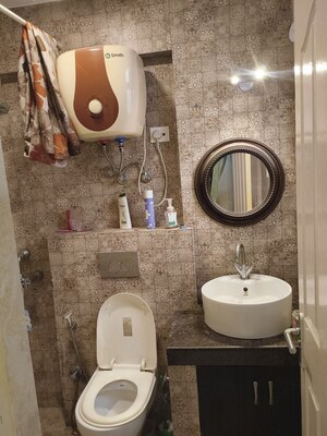 Bathroom in 2.5 BHK Apartment at Shree Vardhman Mantra, Sector 67 – for Rent
