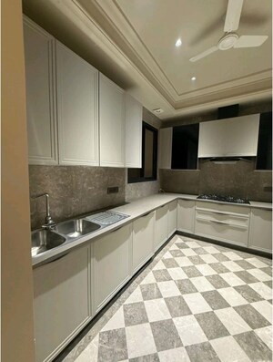Kitchen in 4 BHK Builder Floor at Greater Kailash – for Rent