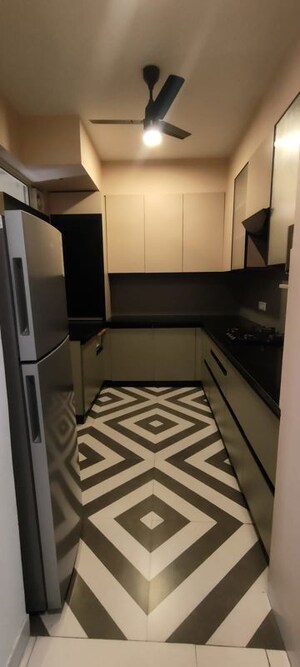 Kitchen in 2.5 BHK Apartment at Godrej 101, Sector 79 – for Rent