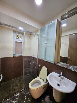 Bathroom in 2 BHK Apartment at DB Woods, Goregaon East – for Rent