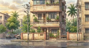  Apartment – Exterior View View at Khar West - for Sale