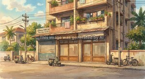  Shop – Exterior View View at Khar West - for Sale