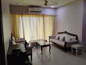 Living Room in 3 BHK Apartment at HDIL Metropolis Residences, Andheri West – for Rent