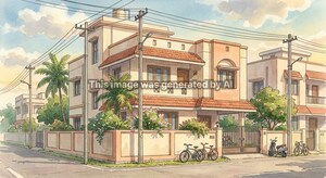  Independent House – Exterior View View at Jharasangam - for Sale