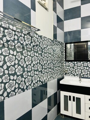Washroom in 3 BHK Independent House at Vastu Khand – for Rent