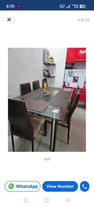 Team Area in 2.5 BHK Apartment at Prateek Wisteria, Sector 77 – for Rent