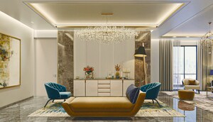 Living Room in 4 BHK Apartment at Meenakshi Elan, Gandipet – for Sale