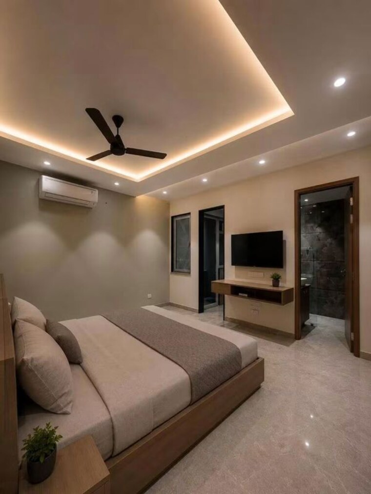 Living Room, chattarpur 3 Bedroom 1250 Sq.Ft. Apartment In Chattarpur Delhi 10569393