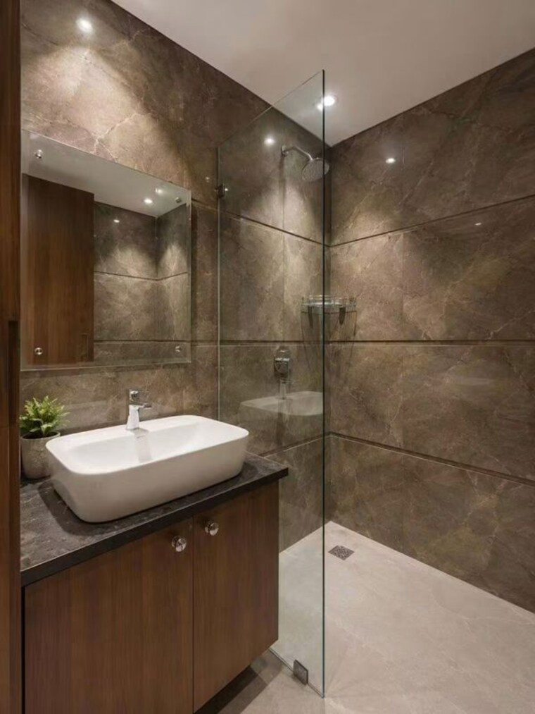 Bathroom, chattarpur 3 Bedroom 1250 Sq.Ft. Apartment In Chattarpur Delhi 10569393