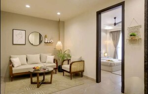 Living Room in 3 BHK Apartment at Gomti Nagar – for Rent