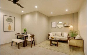 Living Room in 3 BHK Apartment at Gomti Nagar – for Rent