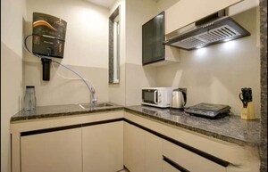 Kitchen in 3 BHK Apartment at Gomti Nagar – for Rent