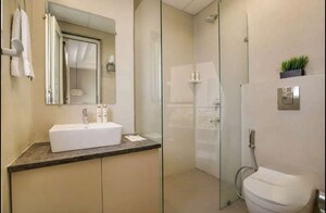Bathroom in 3 BHK Apartment at Gomti Nagar – for Rent