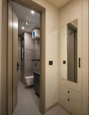 Bathroom in 3 BHK Apartment at Gomti Nagar – for Rent