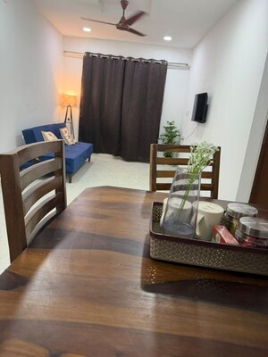 Living Room in 1 BHK Apartment at Barley House, Andheri East – for Rent