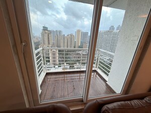 Balcony in 3 BHK Apartment at Oswal Bella Vista, Oswal Park – for Rent