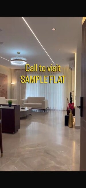 Living Room in 3.5 BHK Builder Floor at BPTP Amstoria, Sector 102 – for Sale