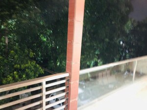 Balcony in 3 BHK Builder Floor at Malviya Nagar – for Rent