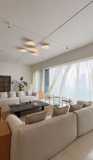 Hall in 5 BHK Apartment at Rustomjee Crown, Prabhadevi – for Rent