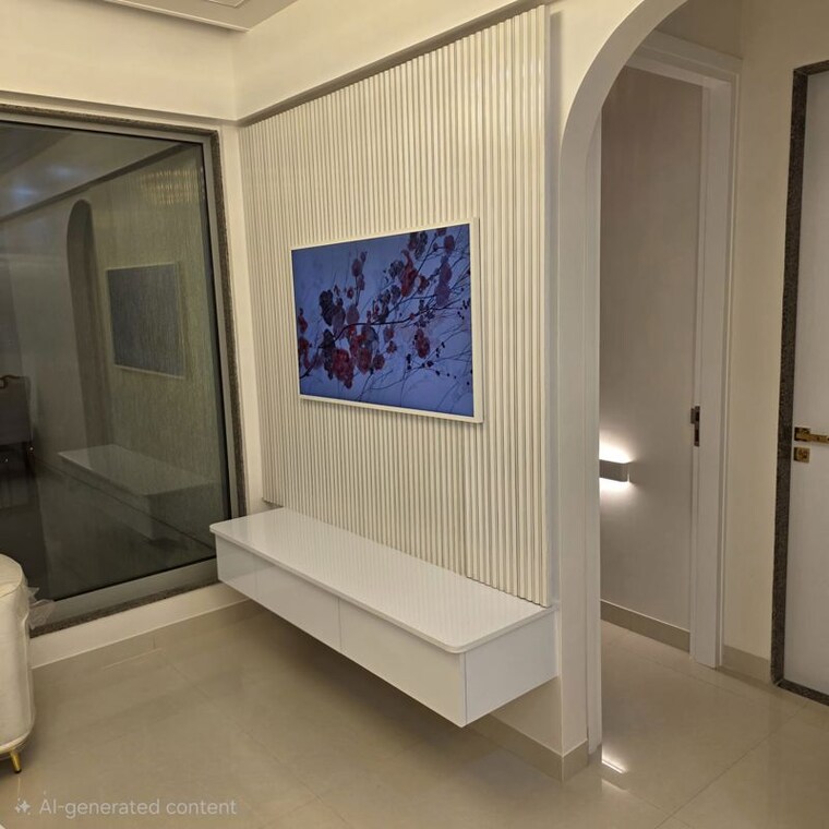 Living Room, lotus-unity 2 Bedroom 740 Sq.Ft. Apartment In Versova Mumbai 10569584