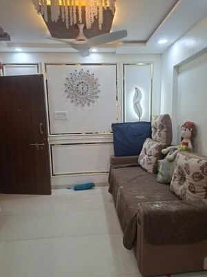 Living Room in 1 BHK Apartment at Vihang Valley Phase 2, Kasarvadavali – for Rent
