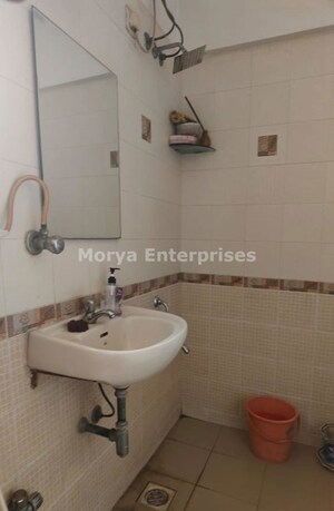 Bathroom in 1 BHK Apartment at Gemstar Nestle Apartments, Malad West – for Rent