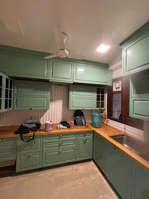 Kitchen in 3 BHK Builder Floor at Greater Kailash I – for Rent