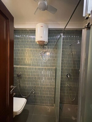 Bathroom in 3 BHK Builder Floor at Greater Kailash I – for Rent