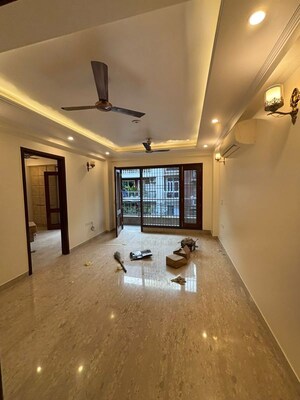 Living Room in 3 BHK Builder Floor at Greater Kailash I – for Rent