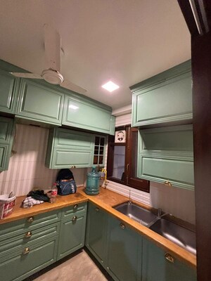 Kitchen in 3 BHK Builder Floor at Greater Kailash I – for Rent