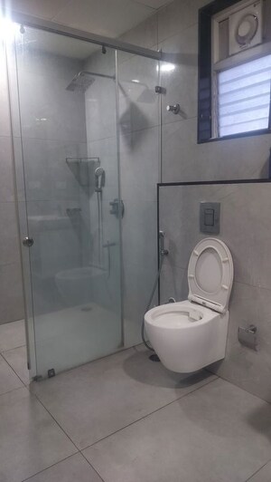 Bathroom in 3 BHK Builder Floor at Jubilee Hills – for Rent