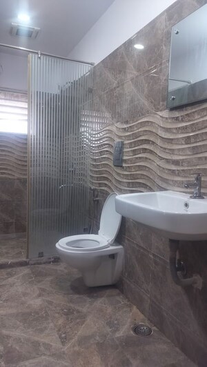 Bathroom in 3 BHK Apartment at Jubilee Hills – for Rent
