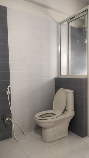 Bathroom in 3 BHK Apartment at Jubilee Hills – for Rent