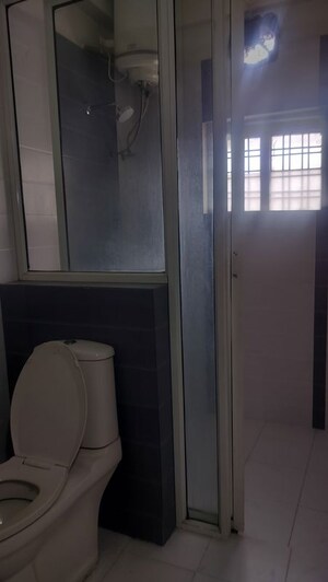 Bathroom in 3 BHK Apartment at Jubilee Hills – for Rent