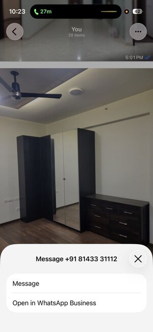 Room in 3 BHK Apartment at Prestige Ivy Leagu, Kondapur – for Rent