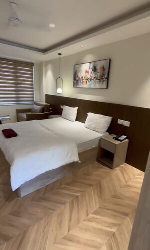 Bedroom in Studio Apartment at Suntwilight Phase 2, Sector 27 Yamuna Expressway – for Rent