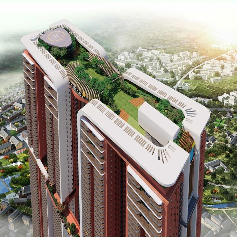 Exterior View, brigade-gateway 4 Bedroom 4980 Sq.Ft. Apartment In Kokapet Hyderabad 10569658
