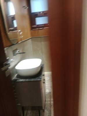 Bathroom in 3.5 BHK Builder Floor at Baberpur Mandi – for Rent