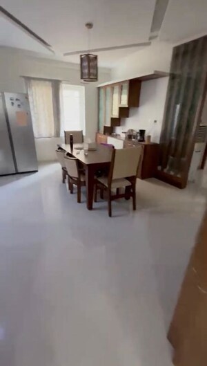 Living Room in 3 BHK Apartment at Crown Whistling Woods, Kokapet – for Rent