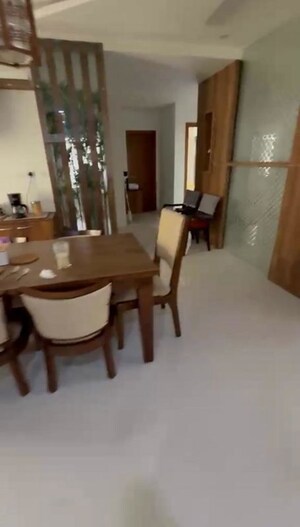 Living Room in 3 BHK Apartment at Crown Whistling Woods, Kokapet – for Rent