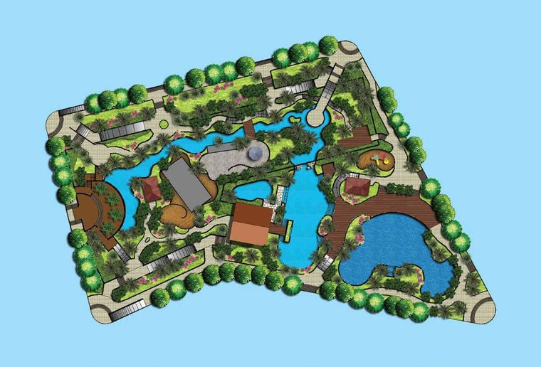 Master Plan, purva-palm-beach 3 Bedroom 1482 Sq.Ft. Apartment In Hennur Road Bangalore 10569674
