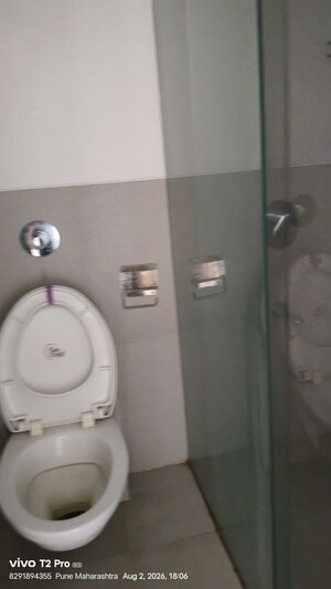 Bathroom in 3 BHK Apartment at Goel Ganga Acropolis, Baner – for Rent