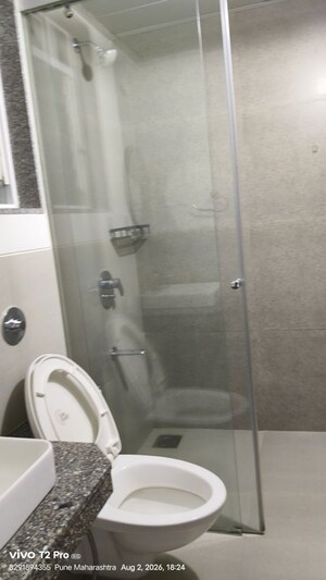 Bathroom in 2 BHK Apartment at Goel Ganga Acropolis, Baner – for Rent
