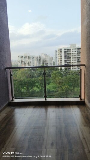 Balcony in 2 BHK Apartment at Goel Ganga Acropolis, Baner – for Rent