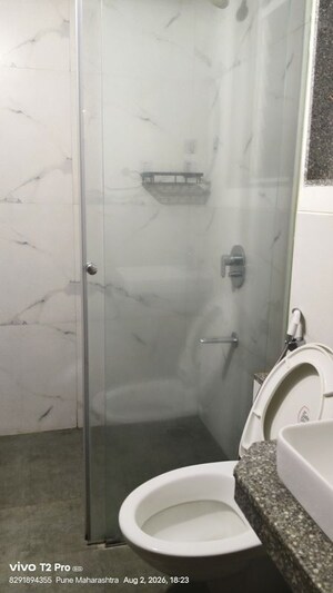 Bathroom in 2 BHK Apartment at Goel Ganga Acropolis, Baner – for Rent
