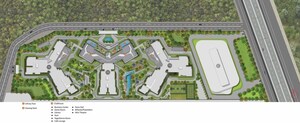 Master Plan in 3 BHK Apartment at LnT Elara Celestia, Byatarayanapura – for Sale
