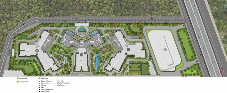 Master Plan, lnt-elara-celestia 3 Bedroom 1525 Sq.Ft. Apartment In Byatarayanapura Bangalore 10564107