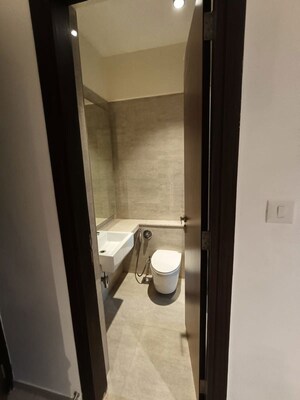 Bathroom in 2 BHK Apartment at Sheth Auris Serenity Tower 3, Malad West – for Rent