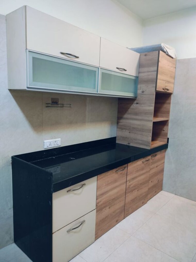 Kitchen, lnt-crescent-bay-t5 3 Bedroom 1850 Sq.Ft. Apartment In Parel Mumbai 10569775